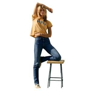 Imogene + Willie Imogene Slim Fit Womens Jean Size 29L Dark Wash Boho Minimalist